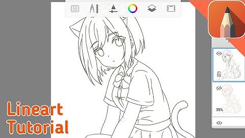「Tutorial」How I Make Lineart in Autodesk Sketchbook Android