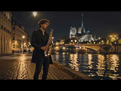 🎷Luminous Riverbank Soul: Late Night Saxophone Ballads by the Seine | Saxophone Vibes Official🌊 #zen