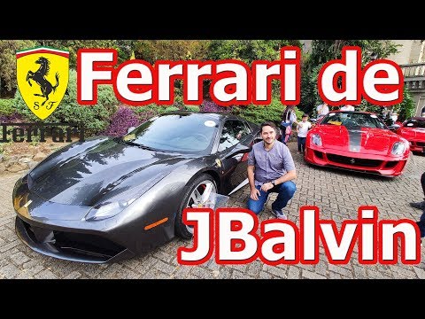 el-ferrari-de-j-balvin-y-colección-de-ferraris-modernos-y-clásicos-en-medellin