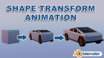 Blender Shape Transformation Animation Tutorial || Blender 2.90