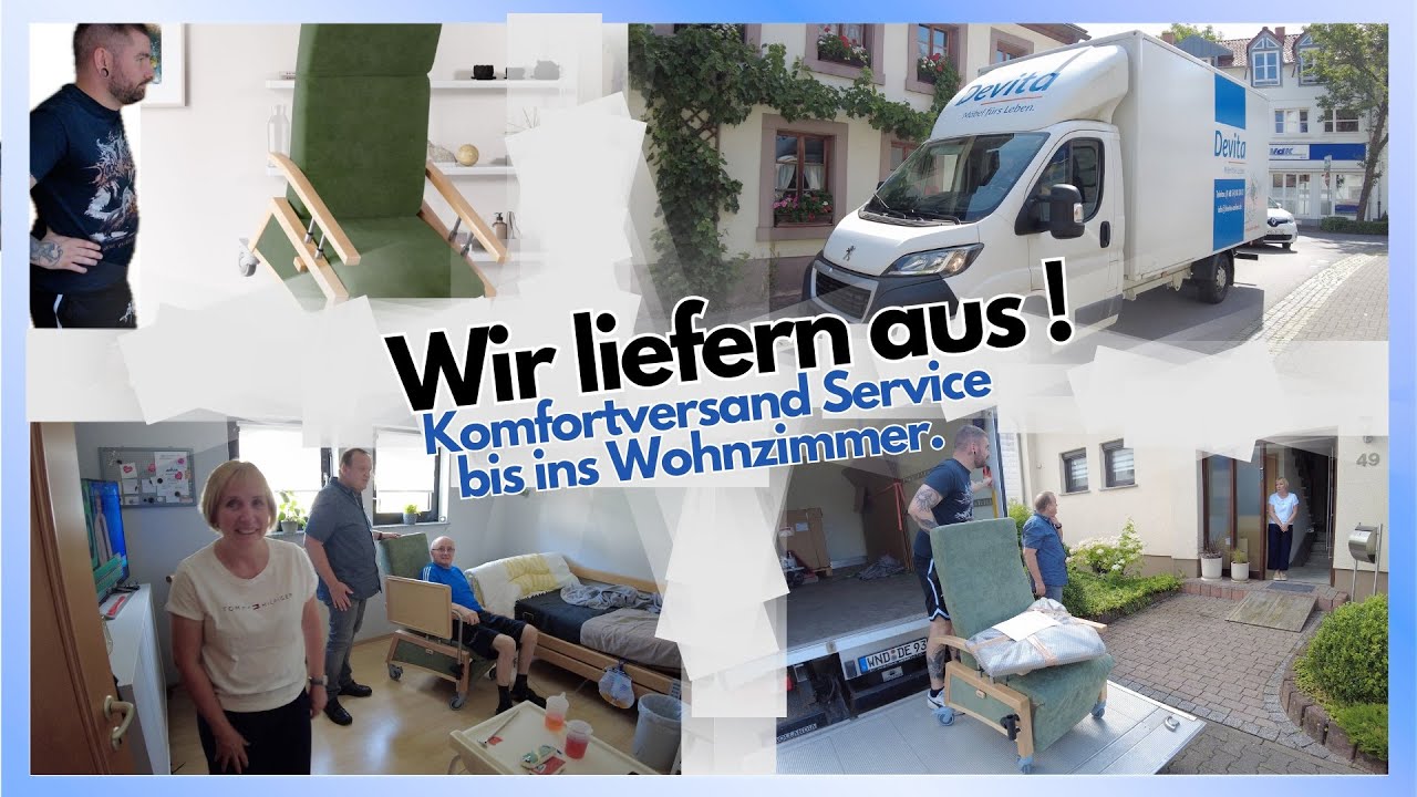 Wir liefern Pflegesessel aus ! Komfortversand inkl. Entsorgung natürlich.