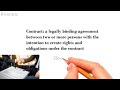 Basic terms related to the law of contract |South African youtuber