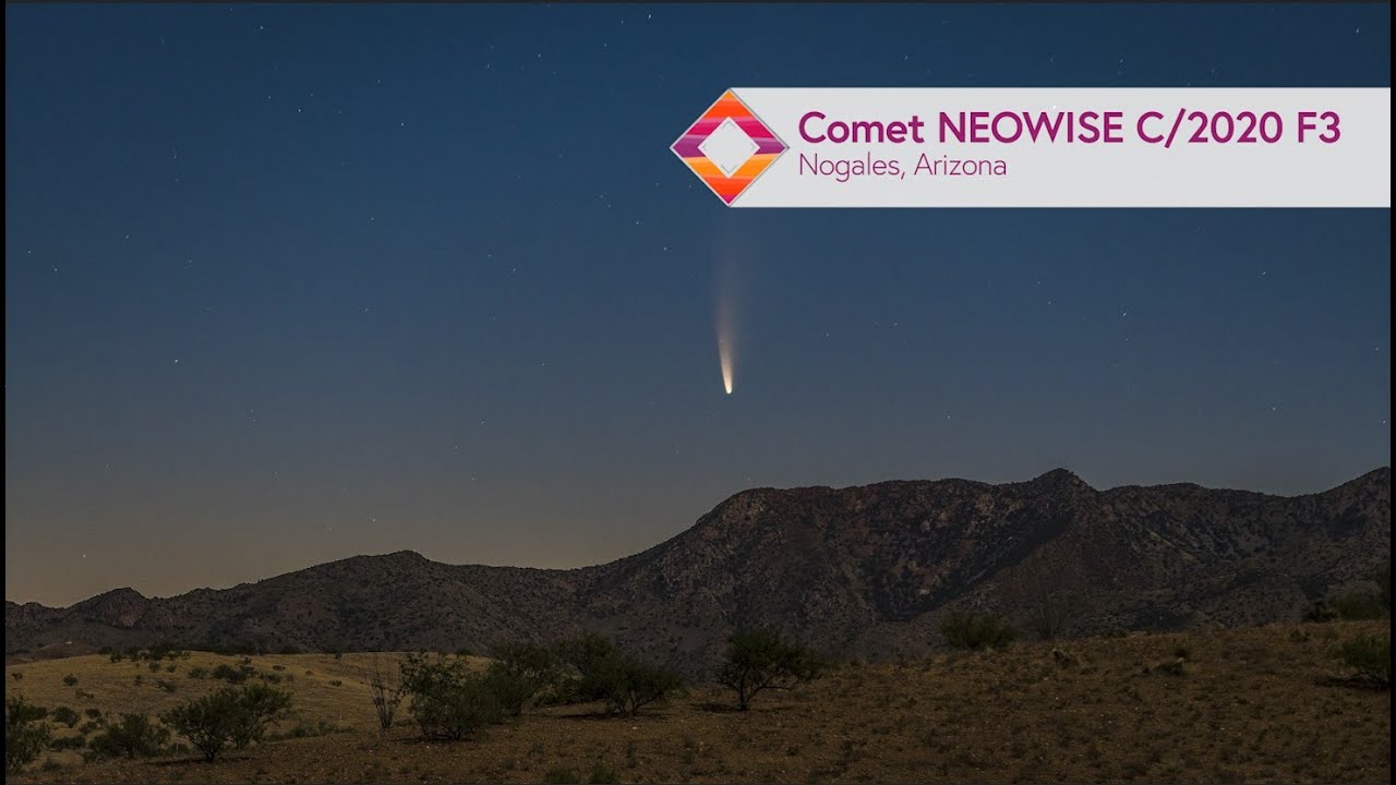 Comet NEOWISE Predawn Time Lapse in Arizona - YouTube