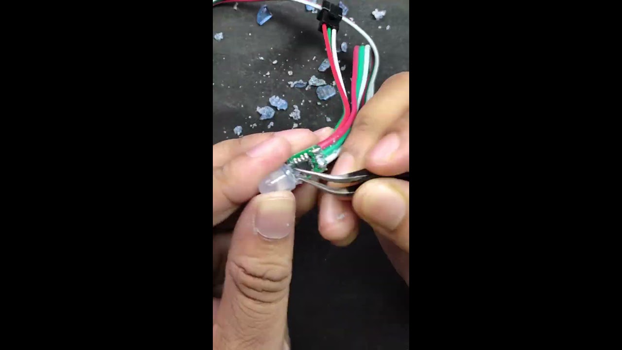 RGB Pixel LED  its controller teardown  Disassembly