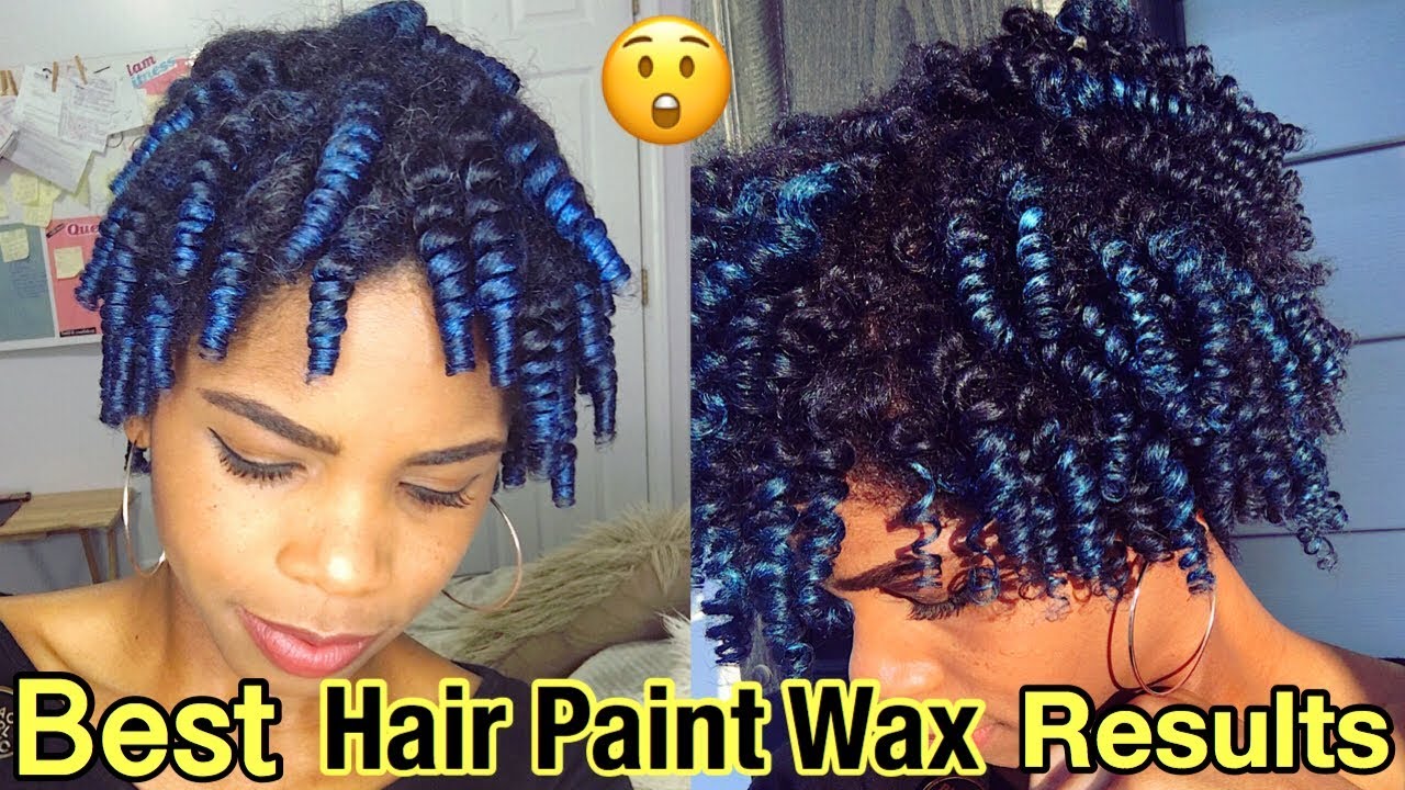 Hair Paint Wax Review 2 YouTube