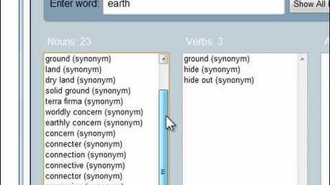 Free Online Thesaurus