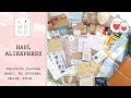 Haul Aliexpress de papeleria japonesa: washitape, midori traveler's journal, stickers y mucho +!