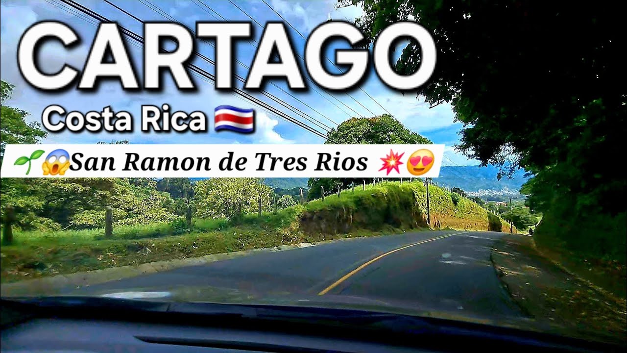 😱🇨🇷 Conoce Costa Rica 💥📸🔥/  San Ramon de tres Rios- Centro de Tres Rios, de la Union - Ochomogo ☀️🫶🔥