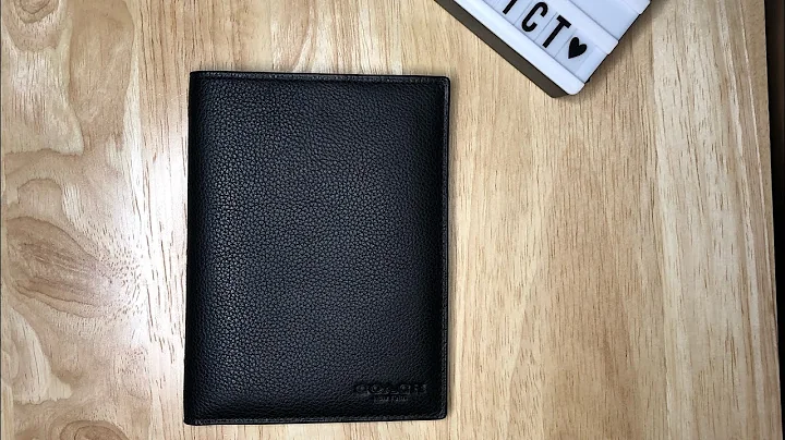 Coach Leather Passport Holder