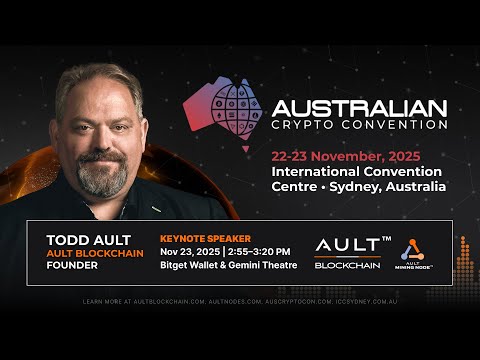 Ault Blockchain CEO Todd Milton On Global Web3 Adoption Australia Crypto Convention 2025