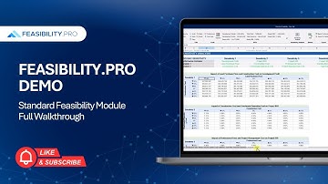 Real Estate Feasibility Demo by Feasibility.pro  | Full Product Tour | Pricing, Cash Flows, KPIs