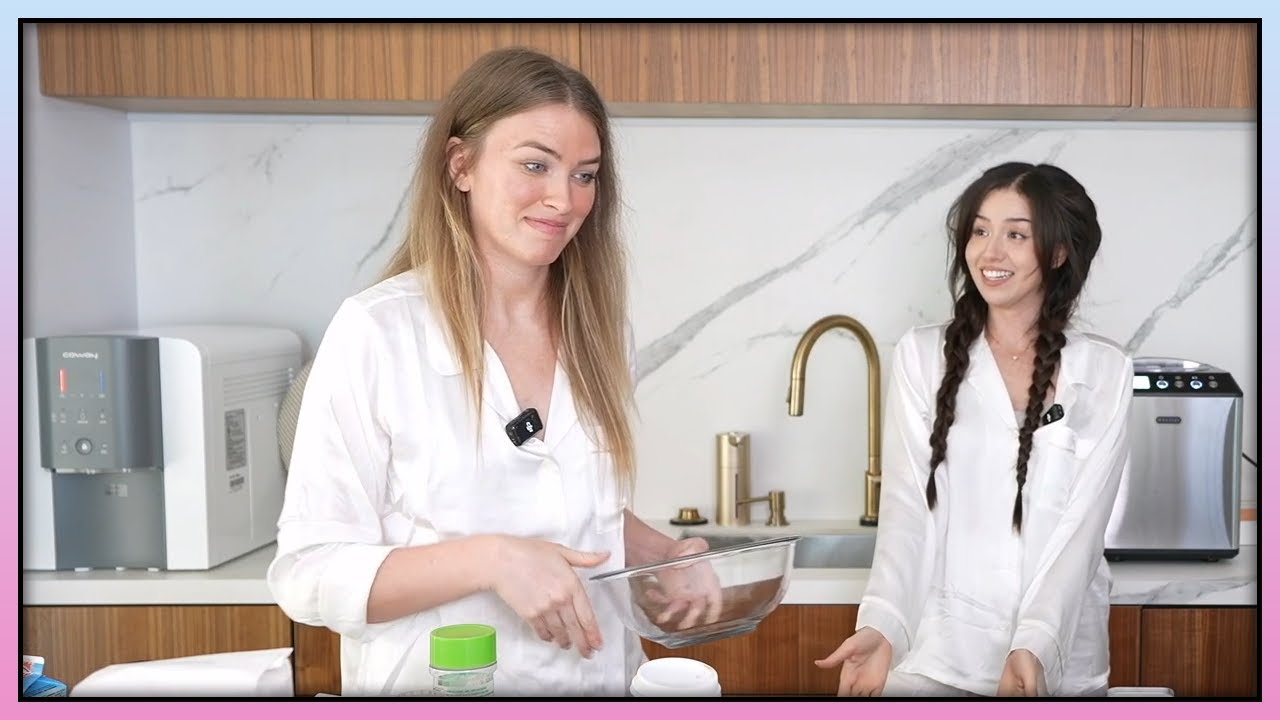 GIRL DINNER w／ Pokimane PIZZA AND ICECREAM