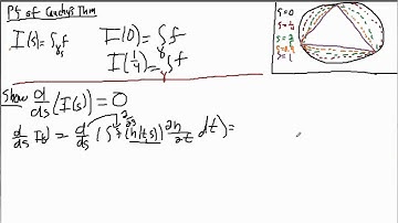 Complex Analysis:  Sketch of Proof of Cauchy