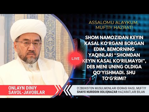 Shom namozidan keyin kasal ko‘rgani borgan edim...