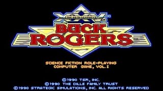 Buck Rogers gameplay (PC Game, 1990)