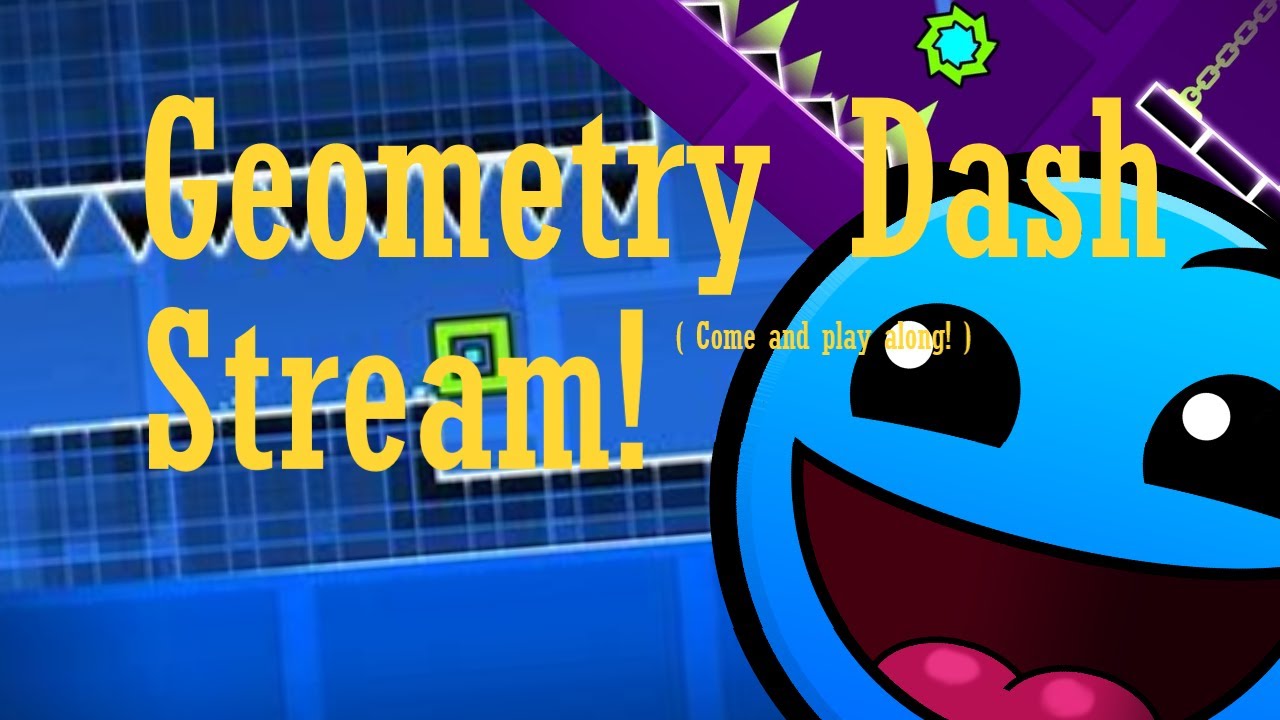 just chilling and playing geometry dash - YouTube