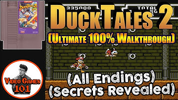 DuckTales 2 NES Walkthrough | 100% Guide | Video Games 101