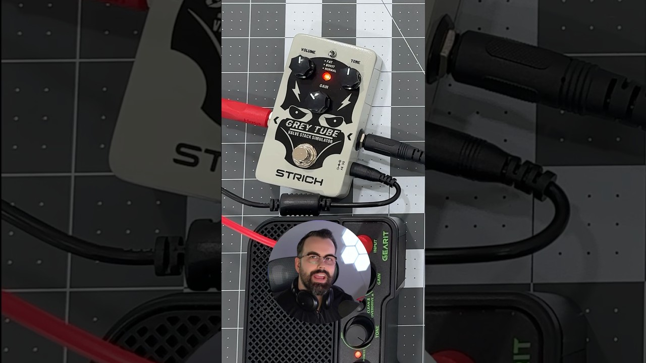 Strich Grey Tube Distortion Pedal Overview #guitar - YouTube