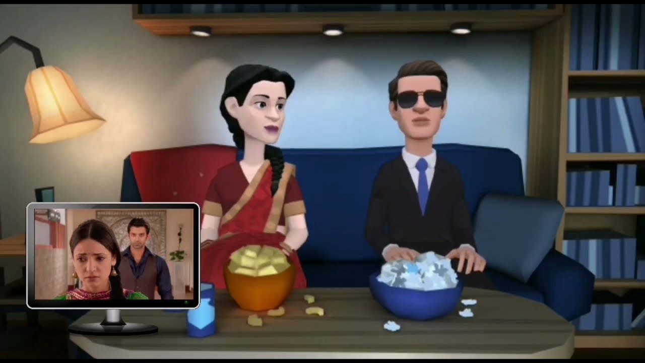 Khushi and Arnav  ♥️ anime 3D an interview Iss pyaar ko kya naam doon