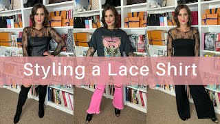 Ways to Style a Lace Shirt
