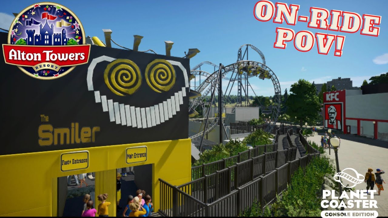 The Smiler On-Ride POV | Alton Towers | Planet Coaster Console Edition