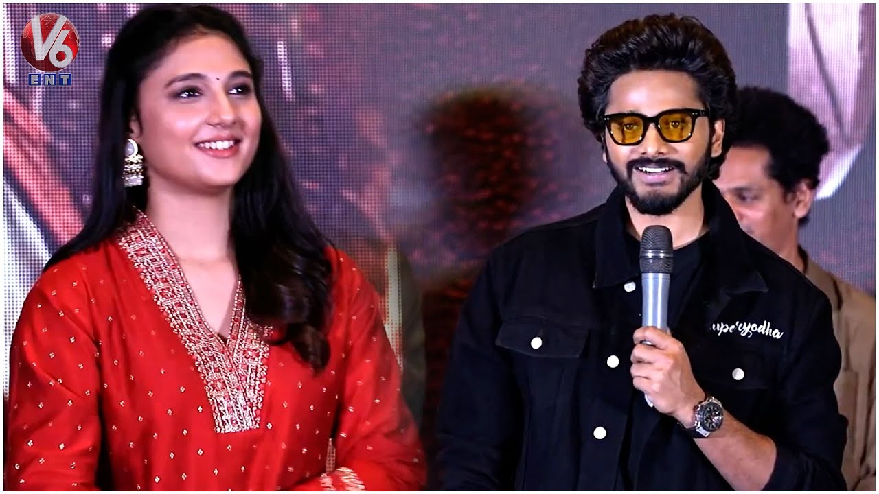 Super Hero Teja Sajja Speech At Mirai Movie Brahmand Blockbuster Celebration Meet | V6Ent