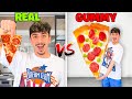 Gummy Food vs Real Food Challenge! 🍬