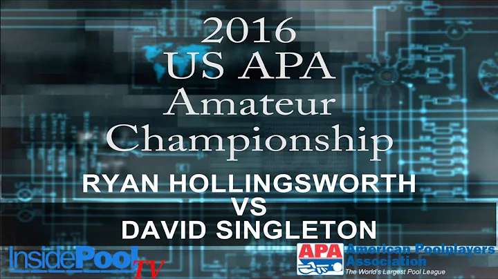 2016 U S  APA Amateur Championship Ryan Hollingswo...