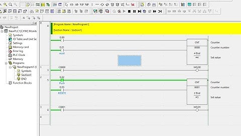 CX Programmer Omron PLC  การเขียนโปรแกรม Counter EP.2