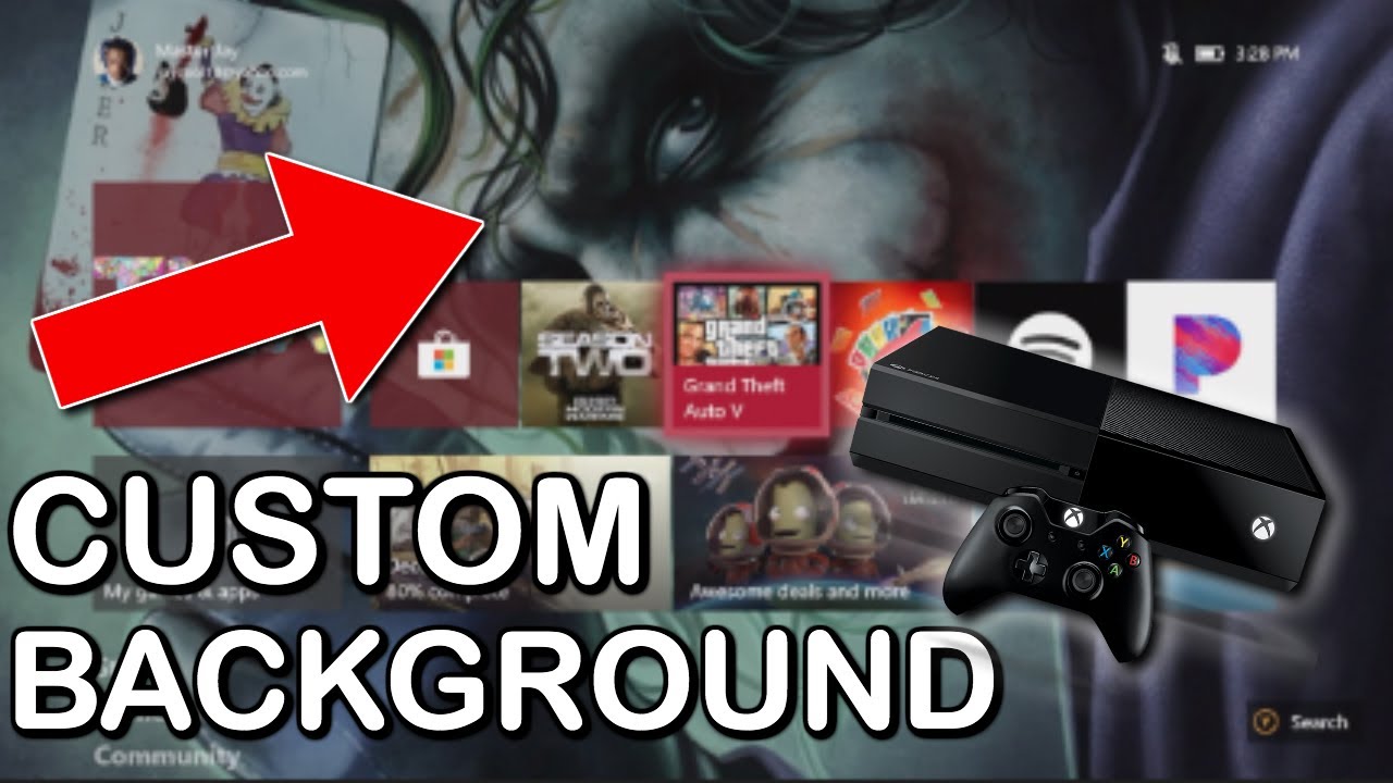 HOW TO CHANGE BACKGROUND ON XBOX ONE IN 2020 CUSTOM BACKGROUND NO