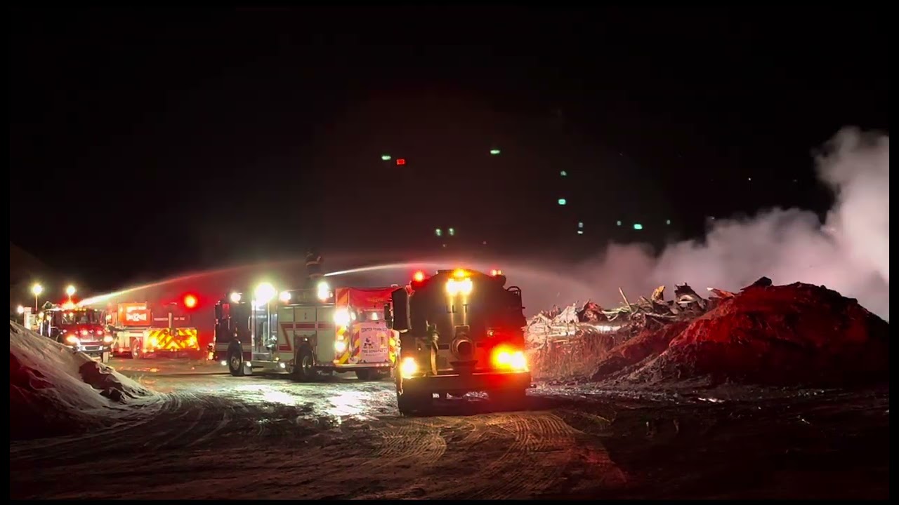 Center Township Responding to Fire Call