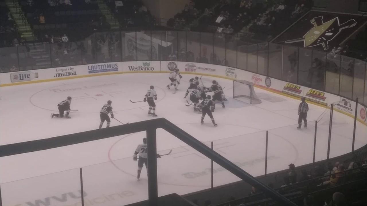 Last 3 Minutes of Wheeling Nailers Game YouTube