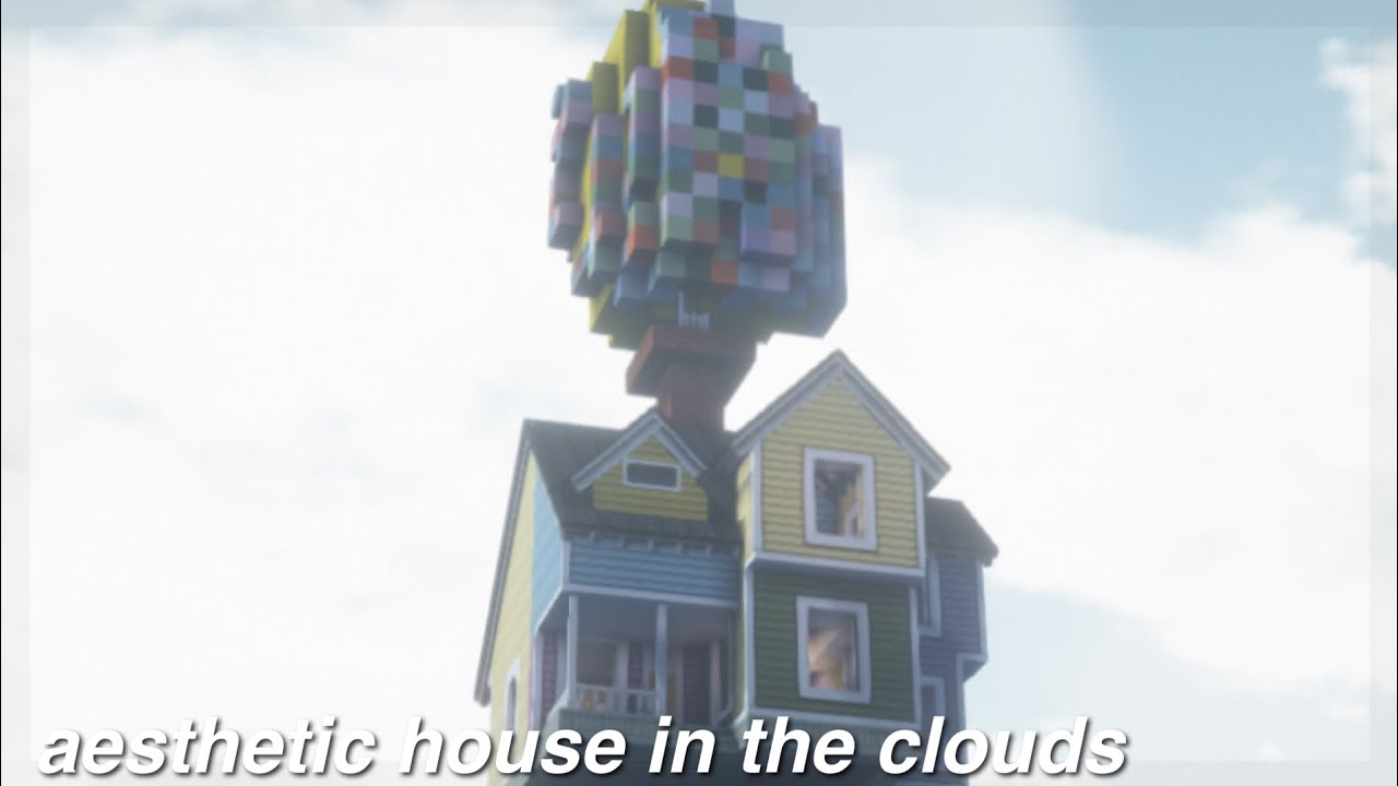 Disney Up House Recreation - minecraft cocricot speed build |buildtober day 7