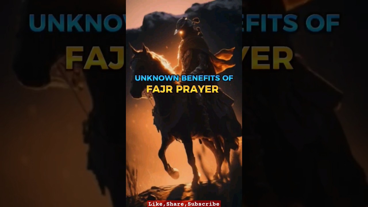 Benefits of Fajr Prayer You Didnt Know☪️ | 