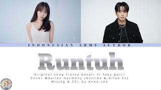 Runtuh - Feby Putri ft. Fiersa Besari (Cover by Whalien Harmony: Kartika & Alfan Ex)