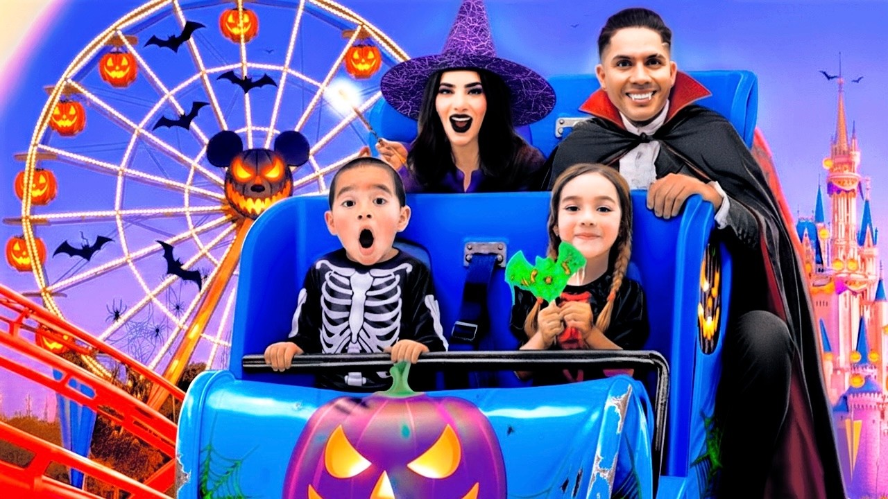 24 Horas PIDIENDO HALLOWEEN en DISNEY