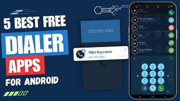 5 Best Free Dialer Apps For Android 🔥  ✅ | With Call Recorder 📞 | Full Features