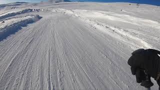 Skiing in Geilo blue run with jumps (run 48) top to bottom 2020!!