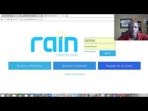 How To Login To Your Rain Back Office