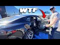 He removed & CUT 400 lbs from his $130,000 Tesla Plaid?! (Sick Week: Day 3)