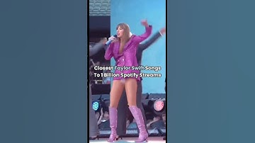 Taylor Swift’s Closest Songs To 1 Billion Streams on #spotify #taylorswift #erastour #lover #redtv