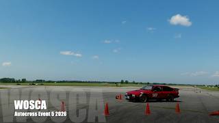 2026 WOSCA Autocross Event 5 Corner View Afternoon Runs