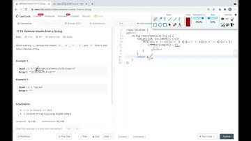 Remove Vowels from a String | LeetCode 1119 | English