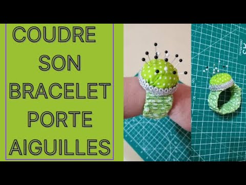 Coussin de broche de poignet – bracelet de couture réglable