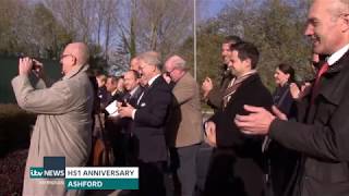 Hitachi crane unveiling