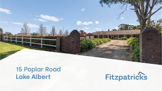 FOR SALE: 15 Poplar Road, Lake Albert