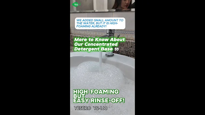 High Foam, Quick Rinse: YS-168 Dishwashing Concentrate Demo | Yeser Chemicals