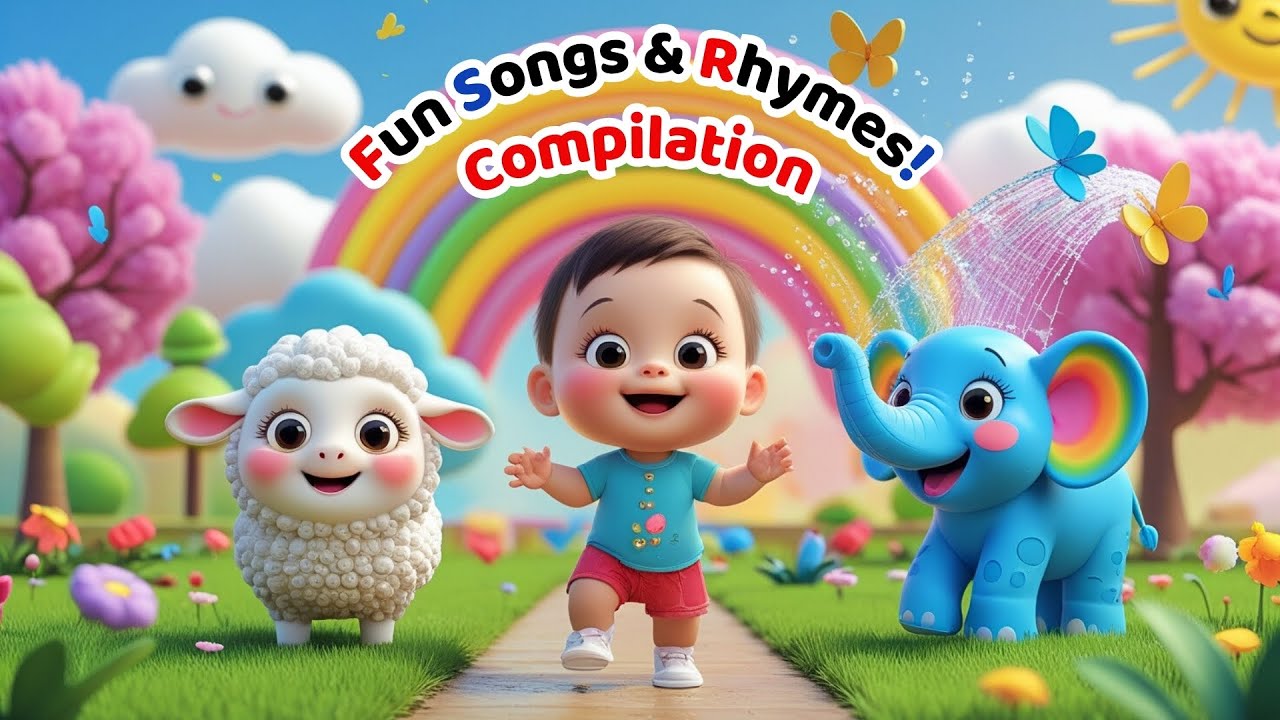 Fun Learning Songs for Kids | Animal Rhymes & More Nursery Favorites ...