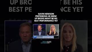 Gavin Newsom Pretending He Grew Up Broke Might Be Hist Performance Yet #shorts