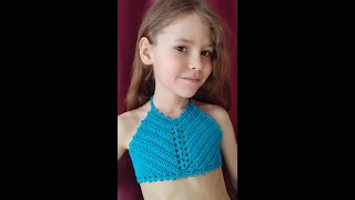 : -   -  / Crochet crop top